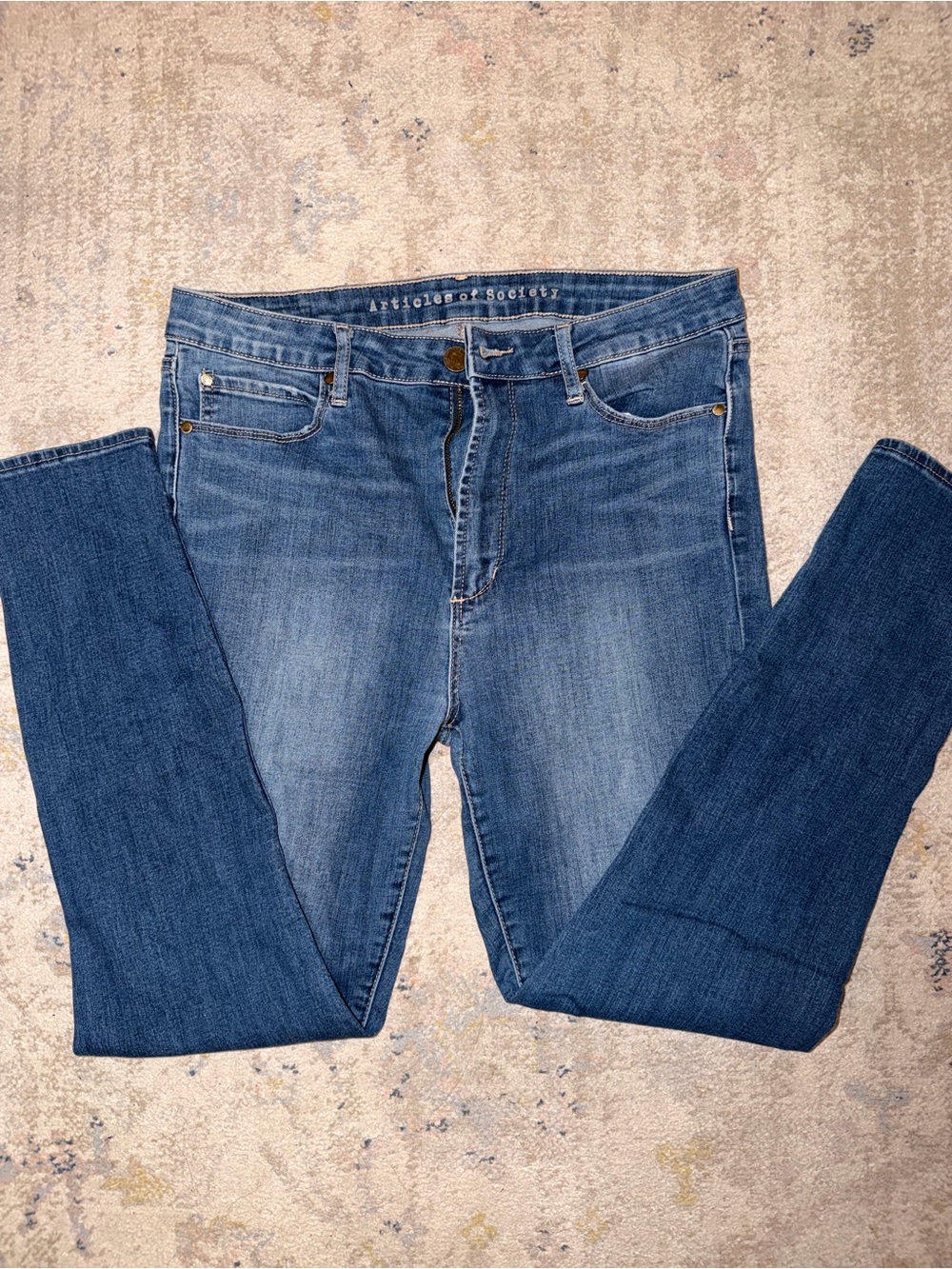 Articles Of Society Women's Blue Skinny Jeans